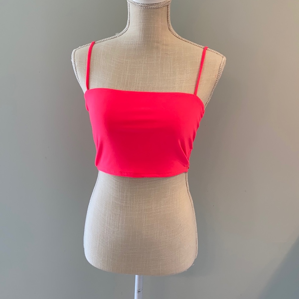Neon Pink Crop Top
